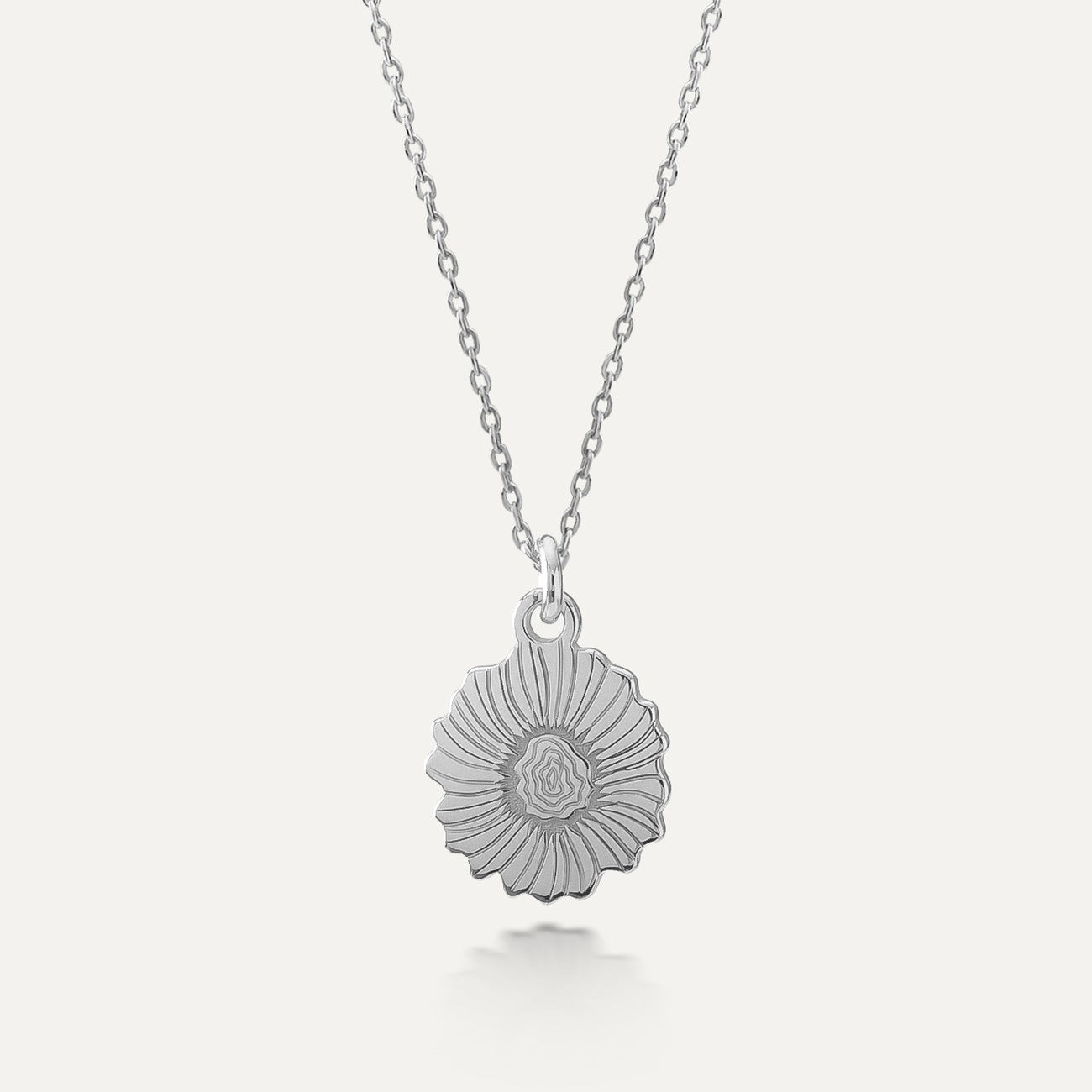 Mohnblumen-Halskette, sterlingsilber 925 platiniert - GIORRE