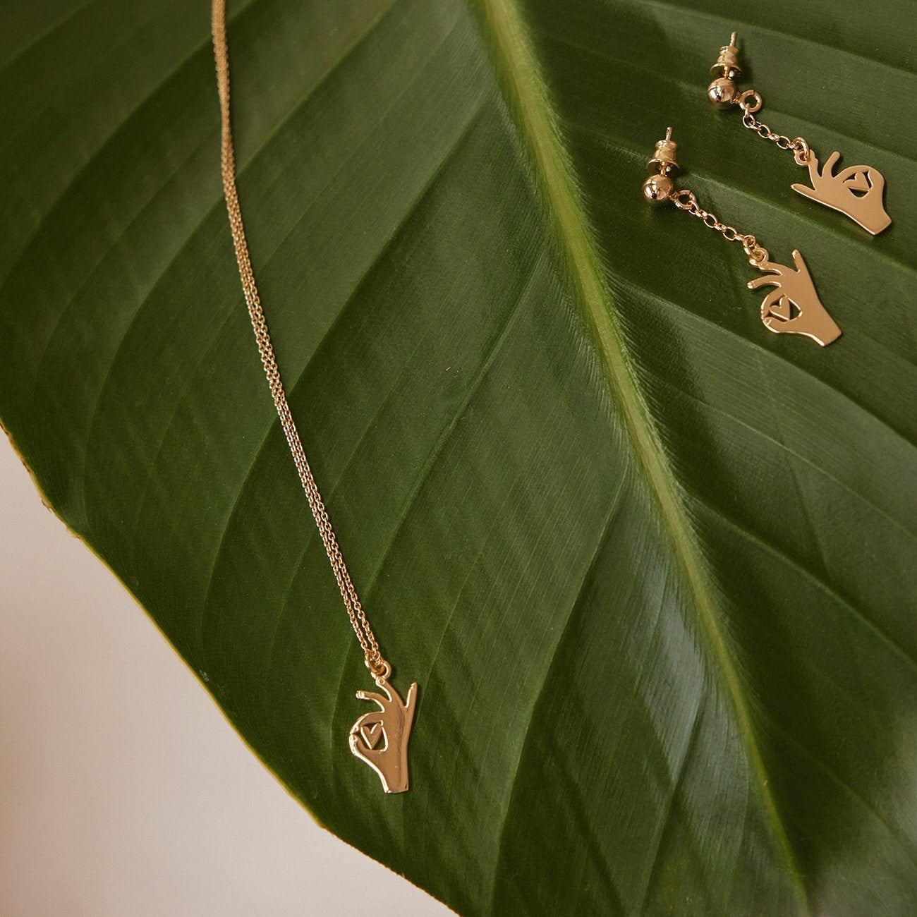 Collier Yoga Gyan Mudra, argent sterling 925 plaqué platine BALI SUN