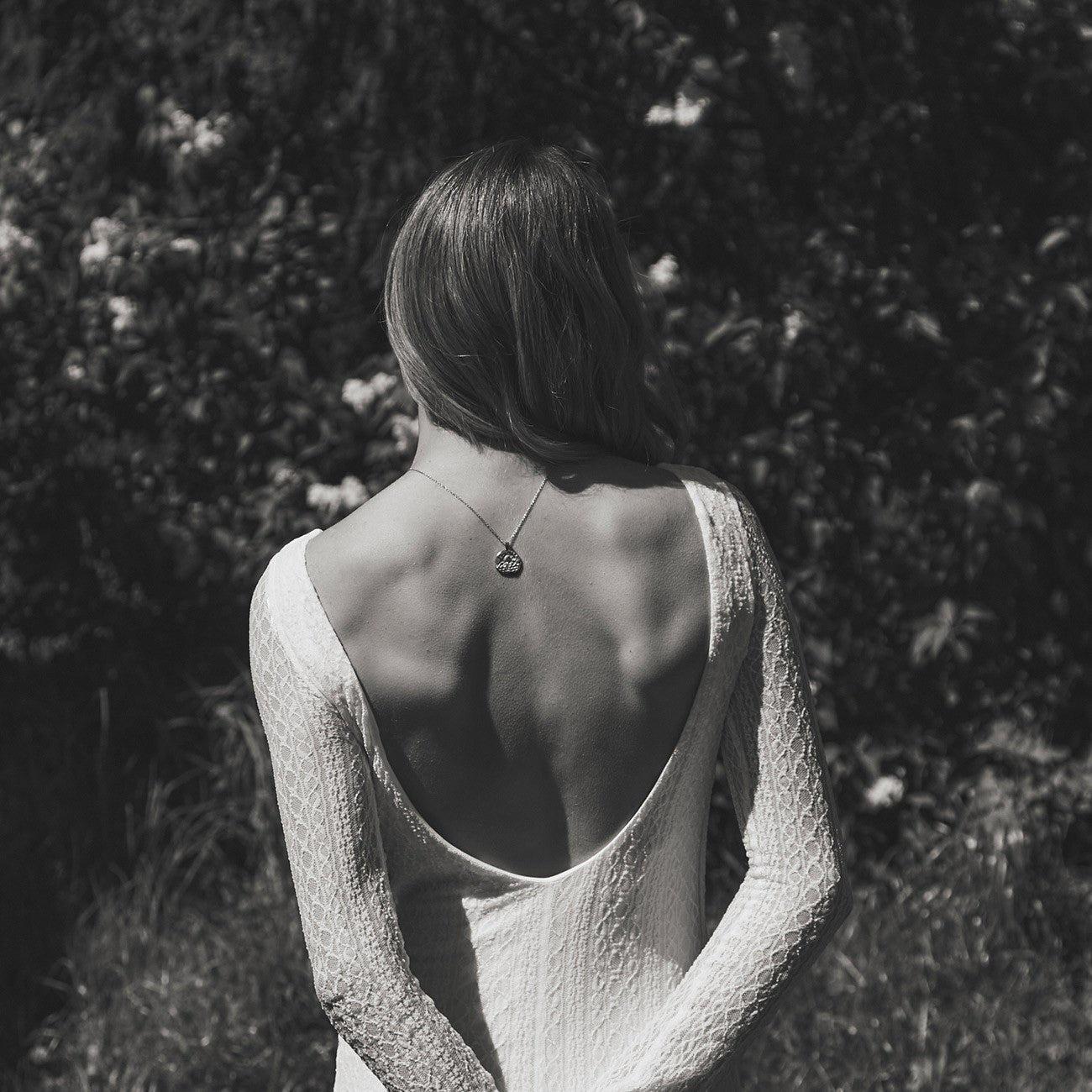 Silberne Meeres-Talisman-Halskette mit Platin überzogen TRAVEL