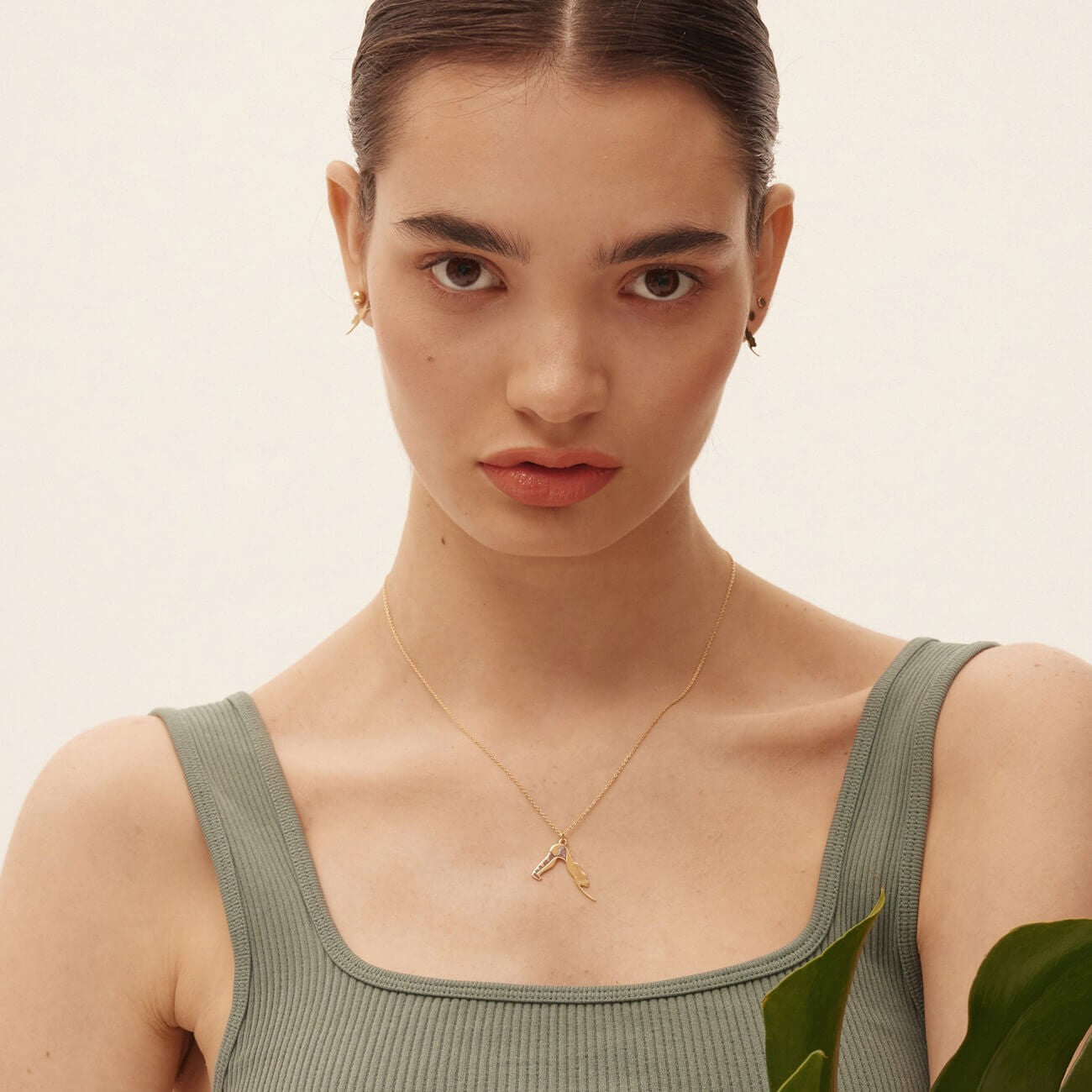 Boucles d'oreilles Yoga Chien Tête en Bas, argent sterling 925 plaqué platine BALI SUN