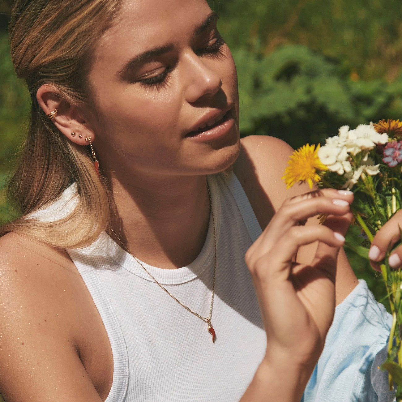 Boucles d'oreilles piment, argent 925 plaqué platine TRAVEL