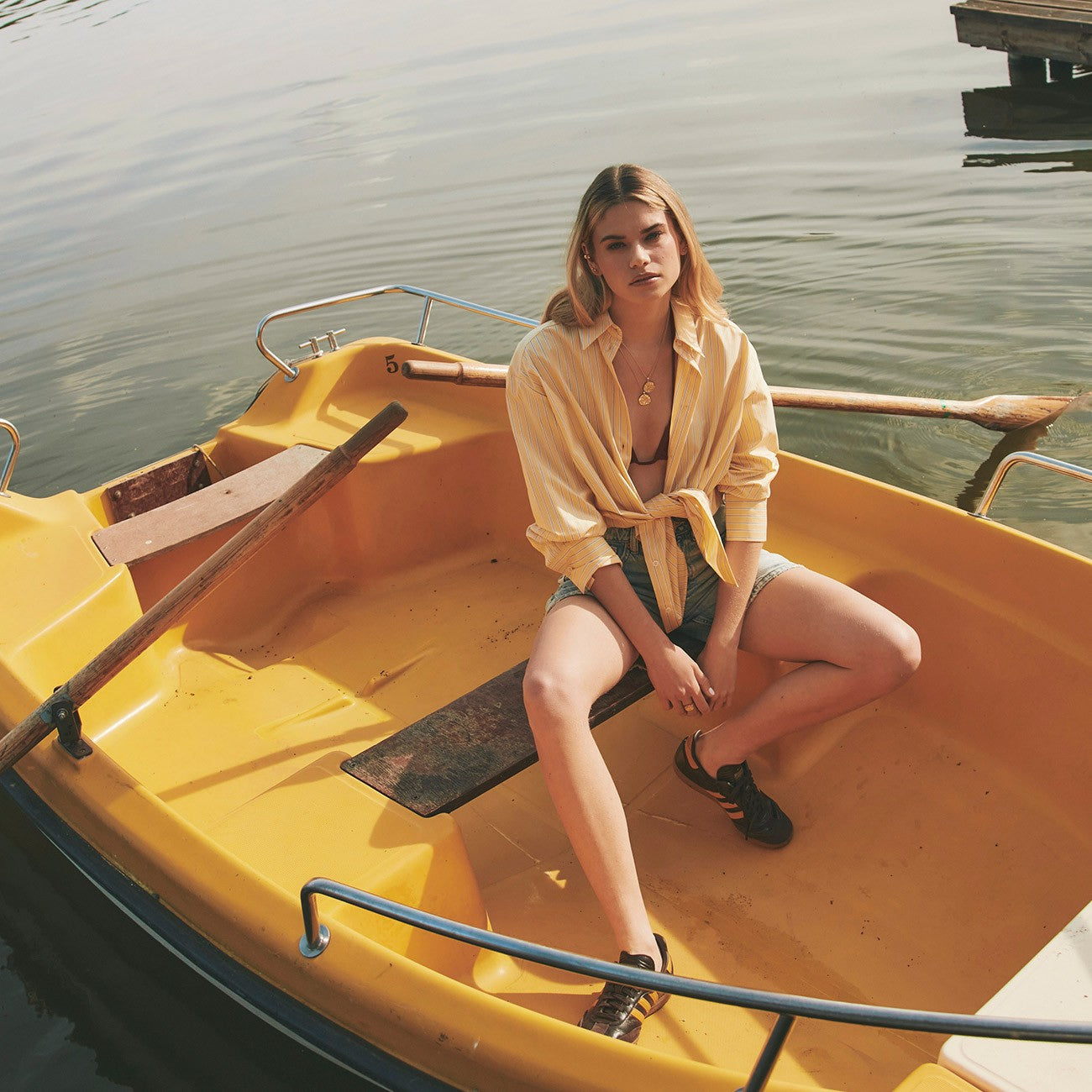 Silberne Meeres-Talisman-Halskette mit Platin überzogen TRAVEL