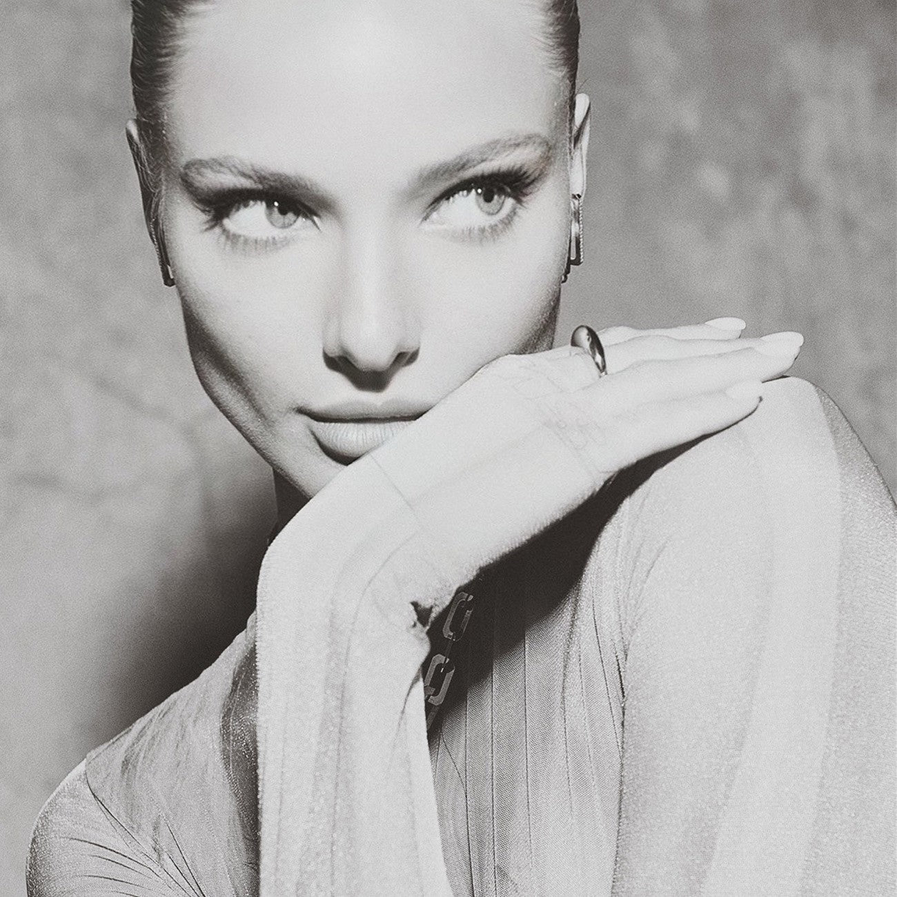 Bague ovale, argent 925, XENIA x GIORRE plaqué platine