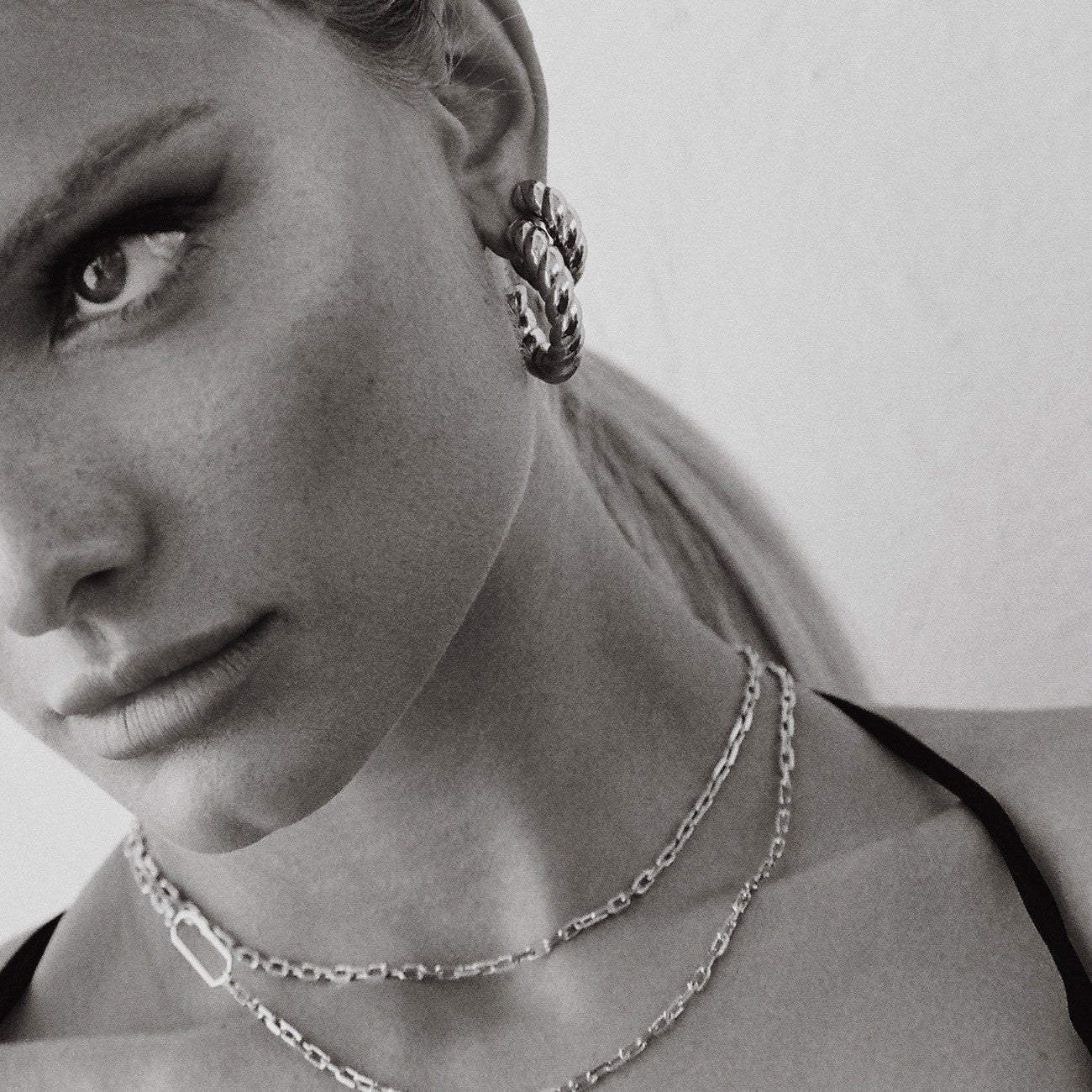 Boucles d'oreilles semi-circulaires, argent 925, XENIA x GIORRE plaqué or jaune