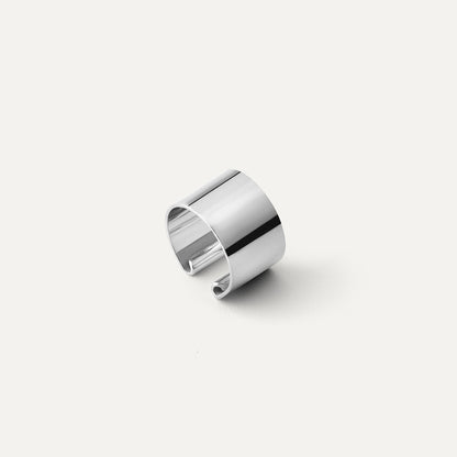 Manchette d'oreille 0,6 cm, argent 925 plaqué platine NEW ROMANTIC 