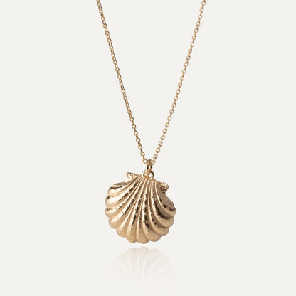 Muschelkette, 925er Silber mit Vergoldung TRAVEL