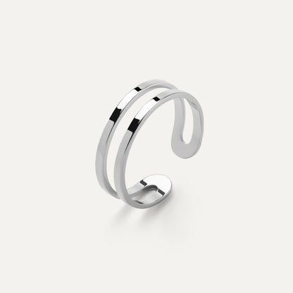 Knöchelring, 925er Silber platiniert