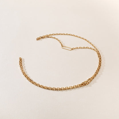 Kettenbrille, sterling silber 925, XENIA x GIORRE gelbvergoldet