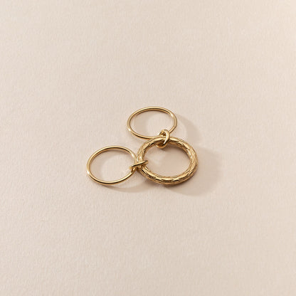Drei Ring in Eins, silber 925, XENIA x GIORRE platiniert