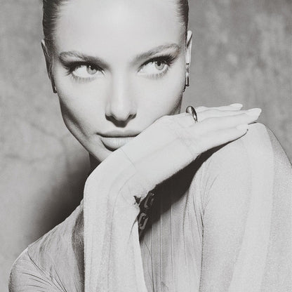 Oval ring, silber 925, XENIA x GIORRE platiniert